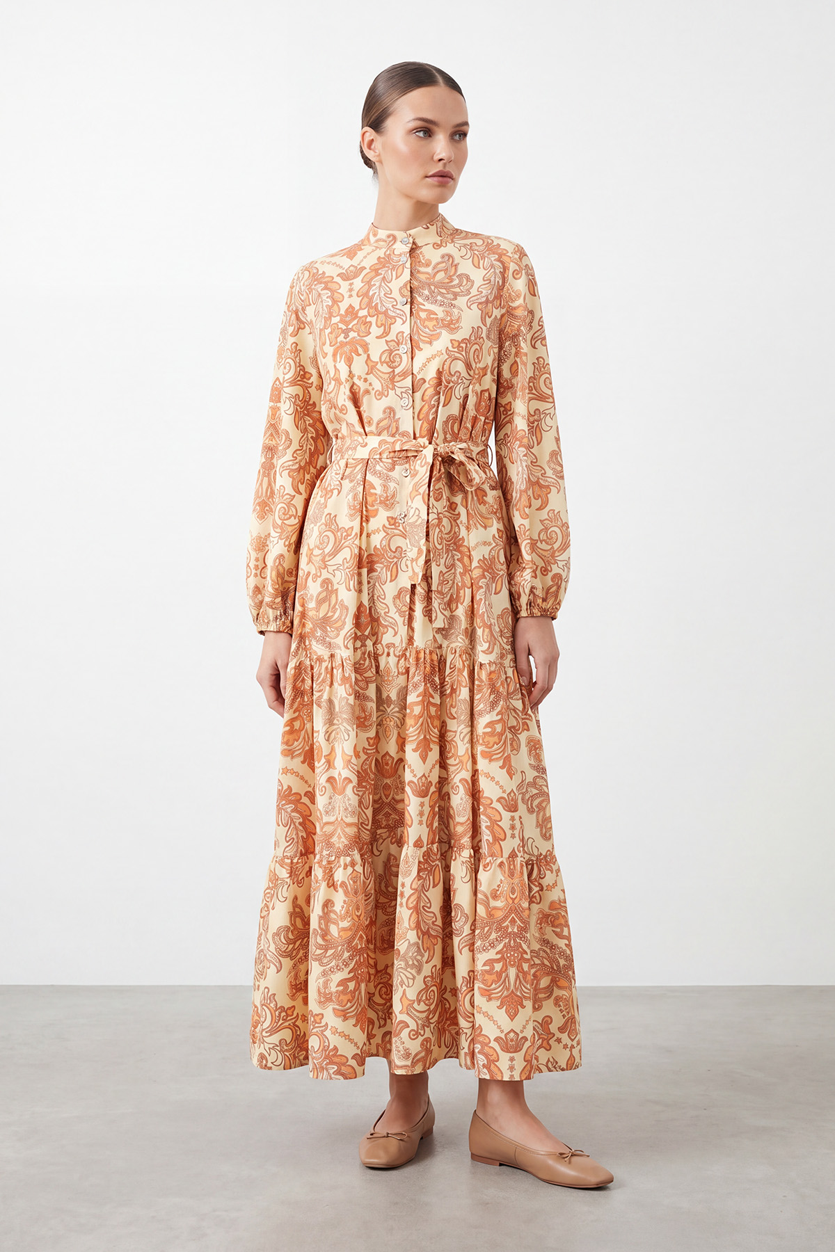 Women's Ethnic Patterned Long Dress