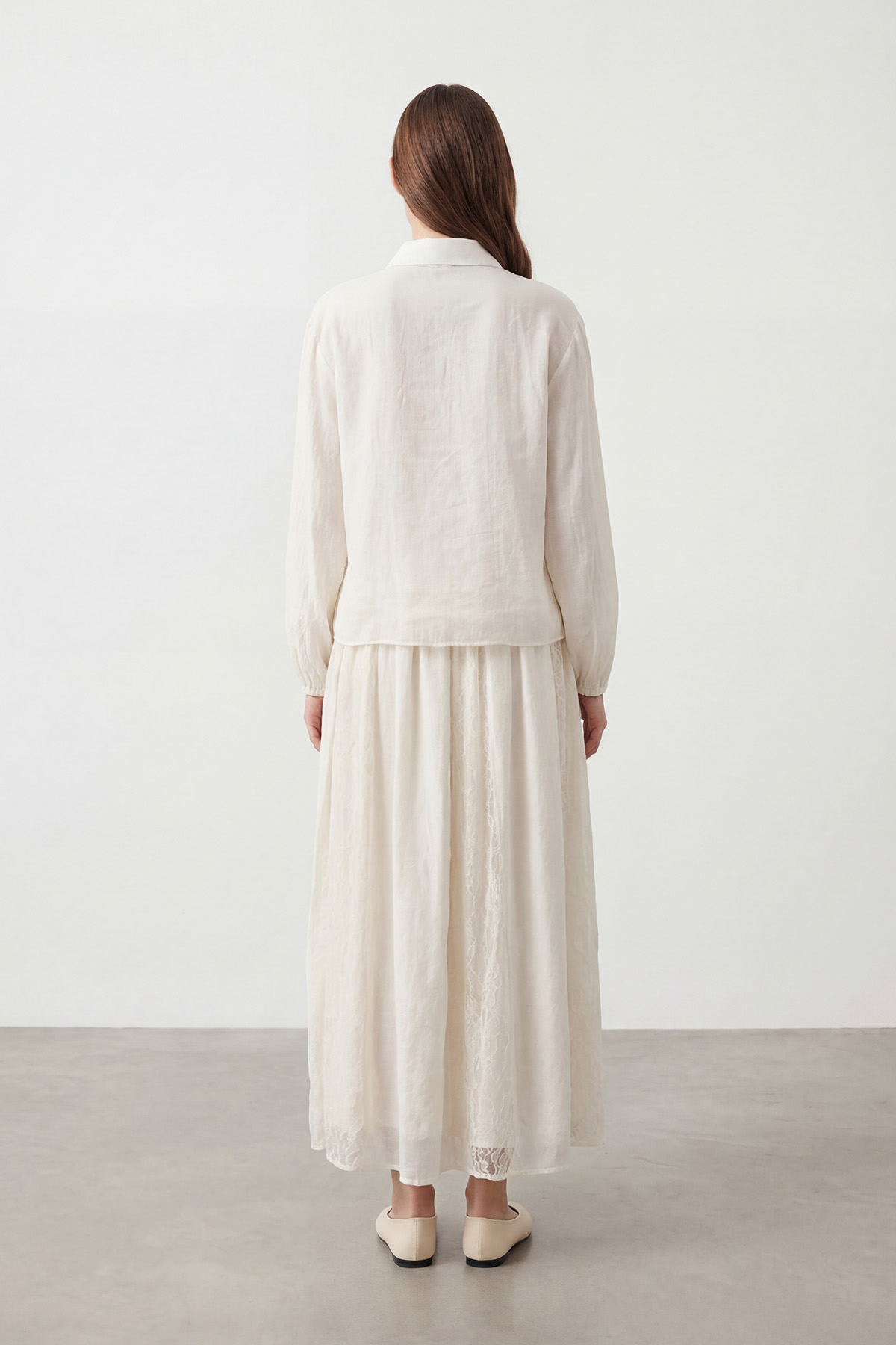 Kadın Dantel Tül Detaylı Etekli Takım – 14467TKS