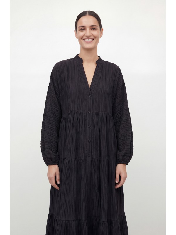 Women's V-Neck Layered Dress – 32461ELB
