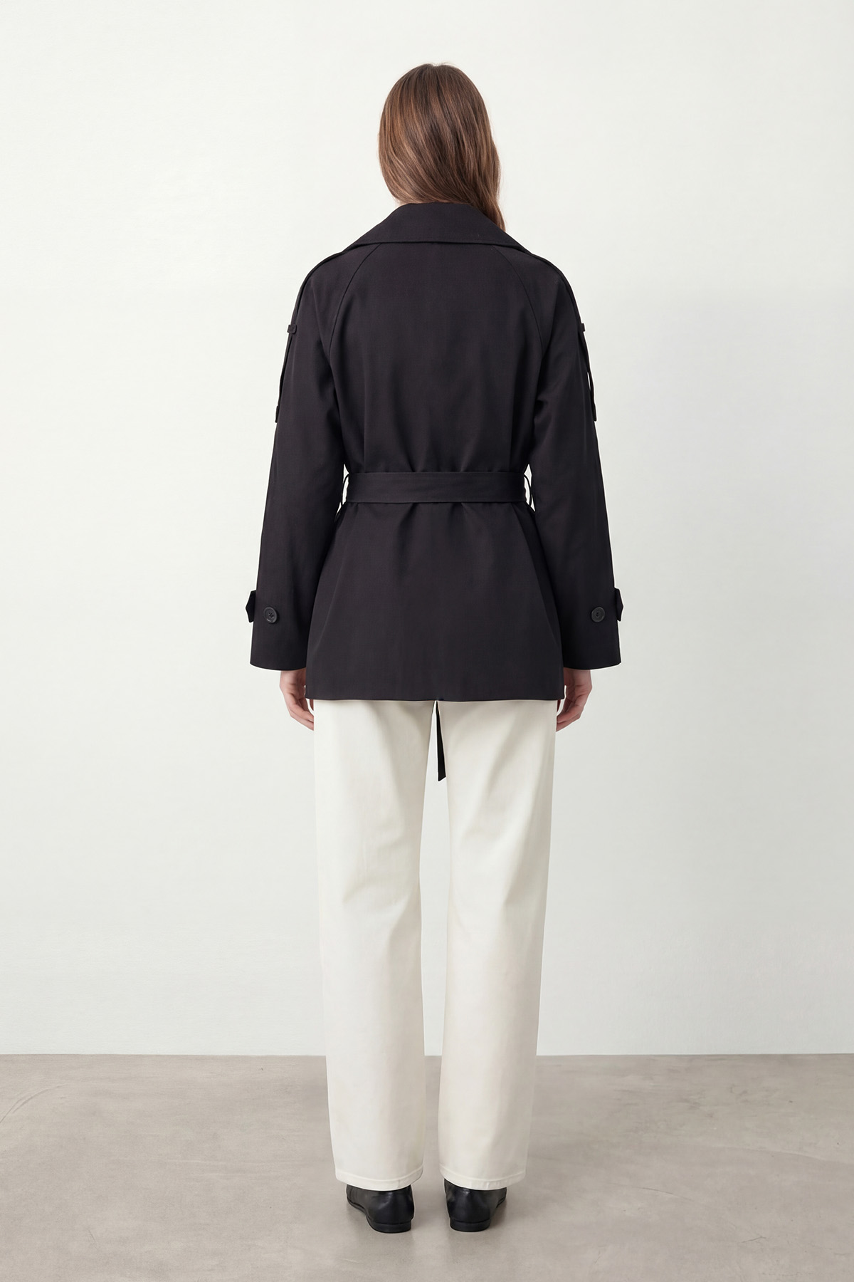 Women's Double-Breasted Belted Trench Coat – 32489CKT