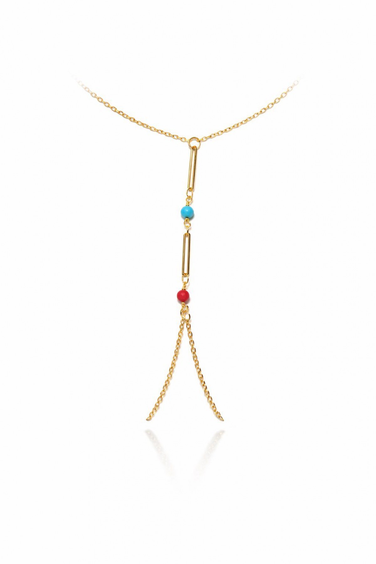 Altın Renk Boncuk Ataç Çelik Şahmeran - 3871