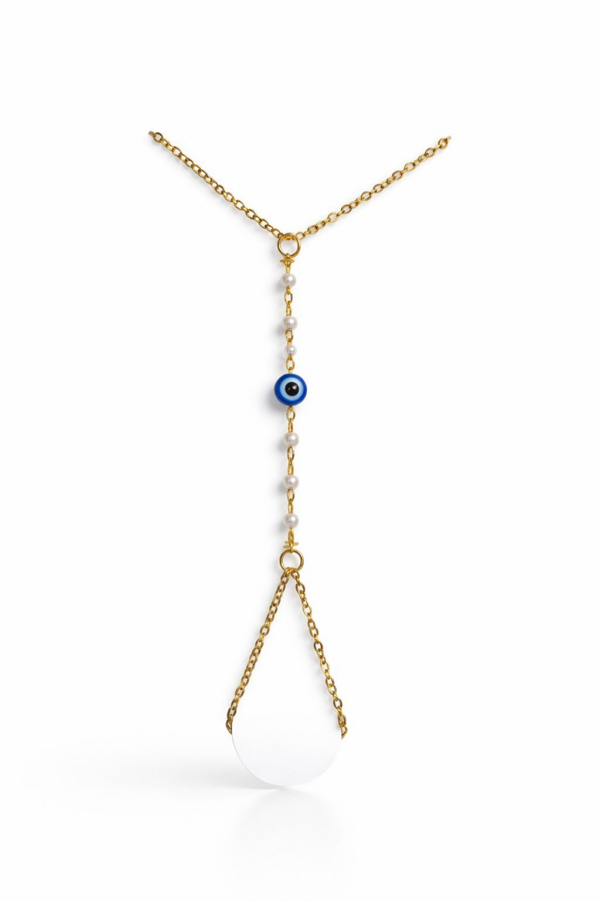 Altın Renk Göz İnci Çelik Şahmeran - 3872