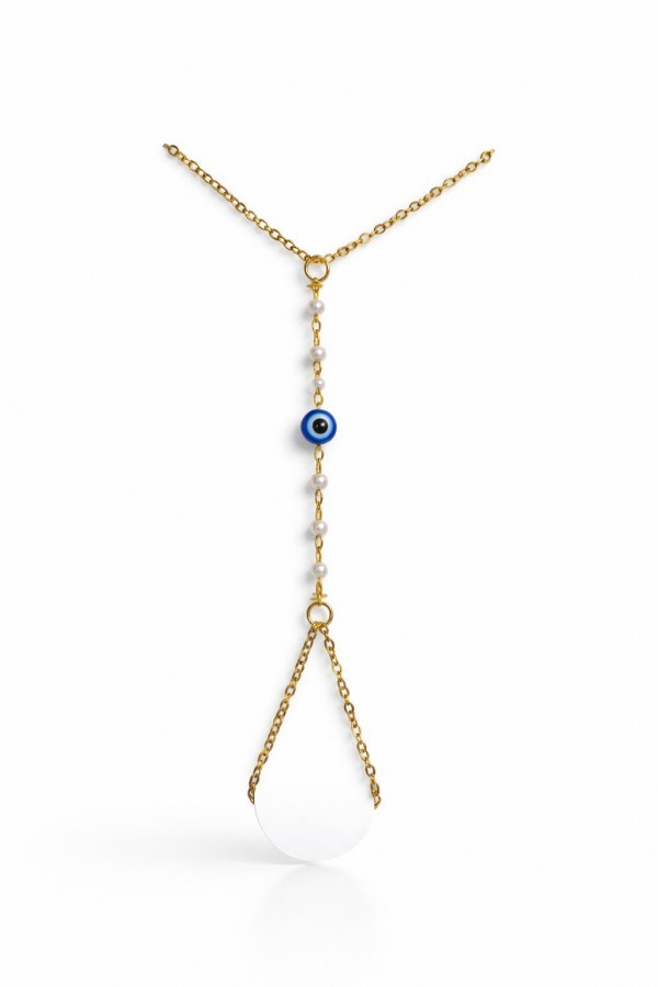 Altın Renk Göz İnci Çelik Şahmeran - 3872