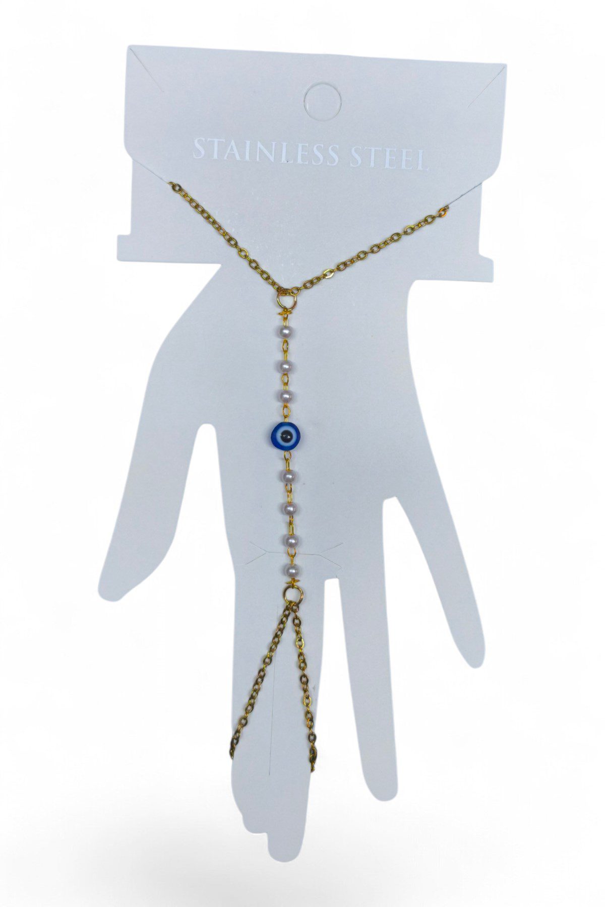 Altın Renk Göz İnci Çelik Şahmeran - 3872