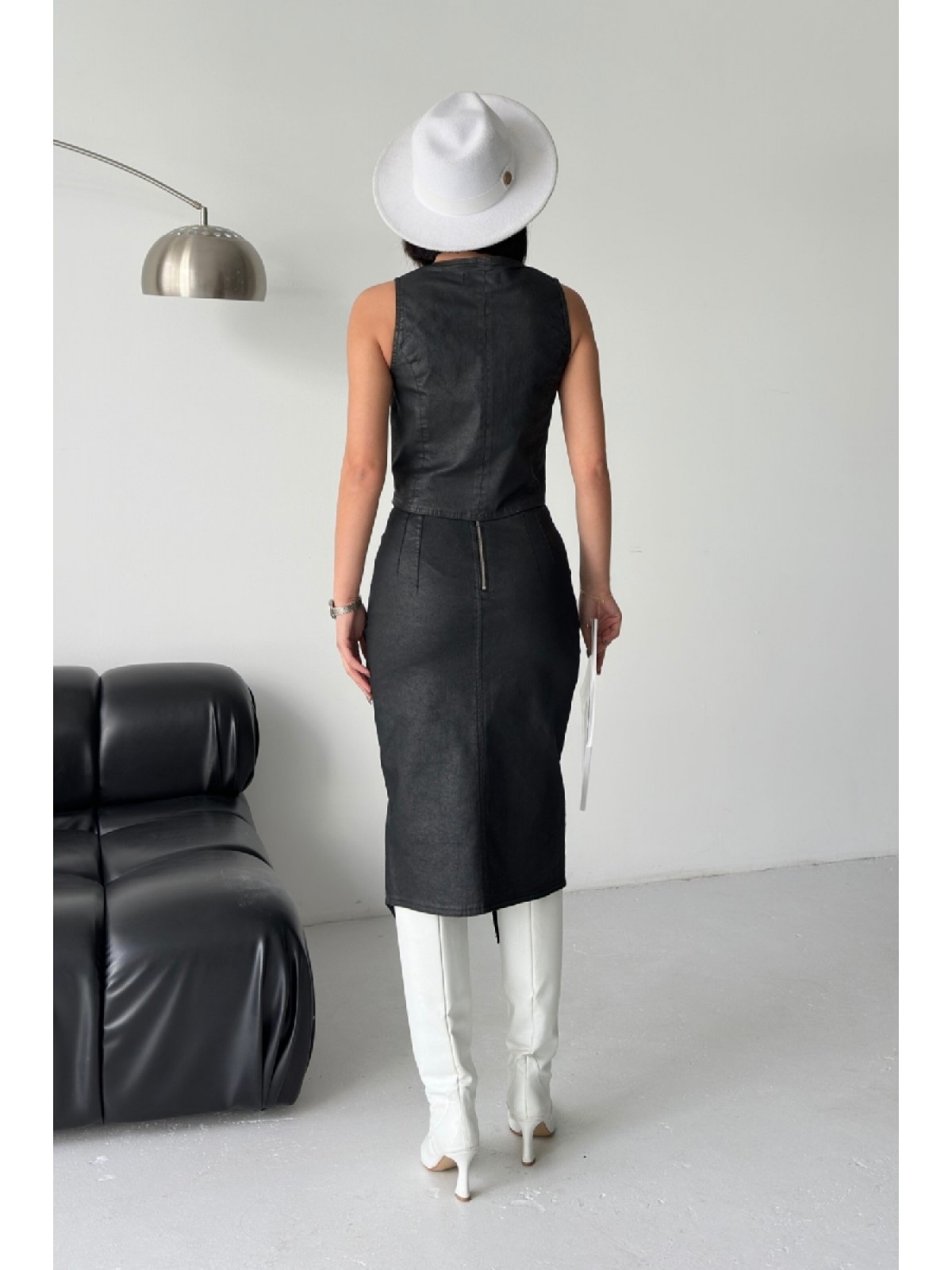 Düğmeli Yelek Siyah