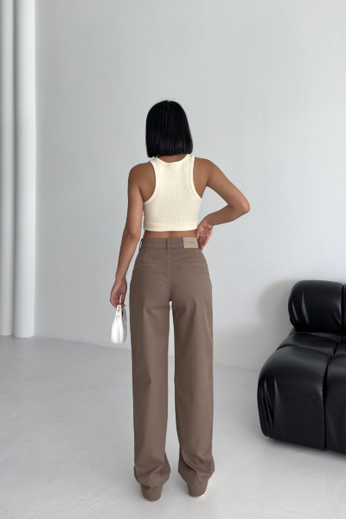 Pensli Kot Pantolon 7069 Toprak