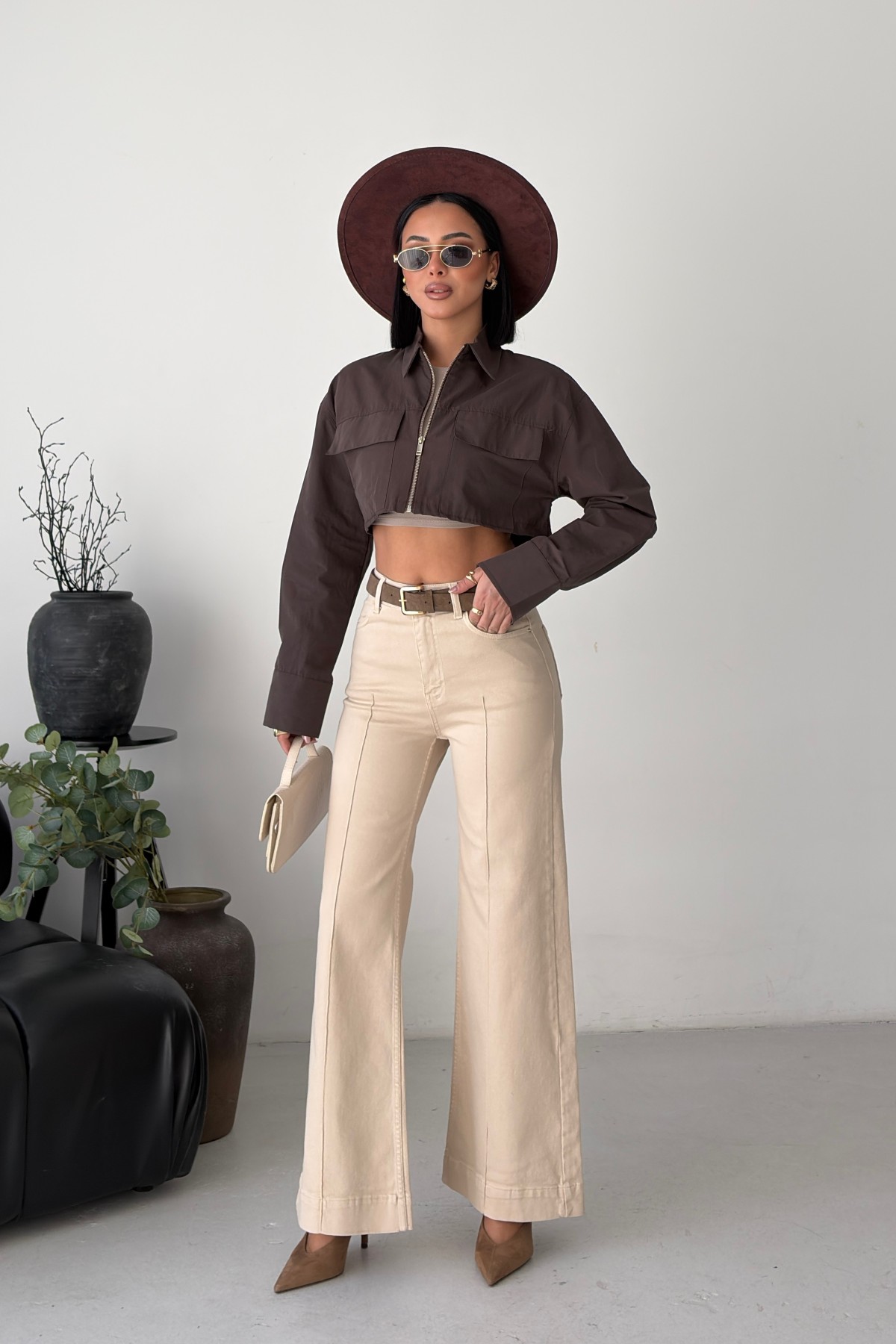Çımalı Kot Pantolon 7163 Taş