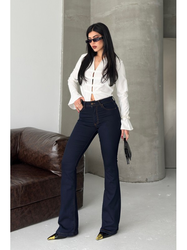 İspanyol Skinny Kot Pantolon 867 Koyu Lacivert