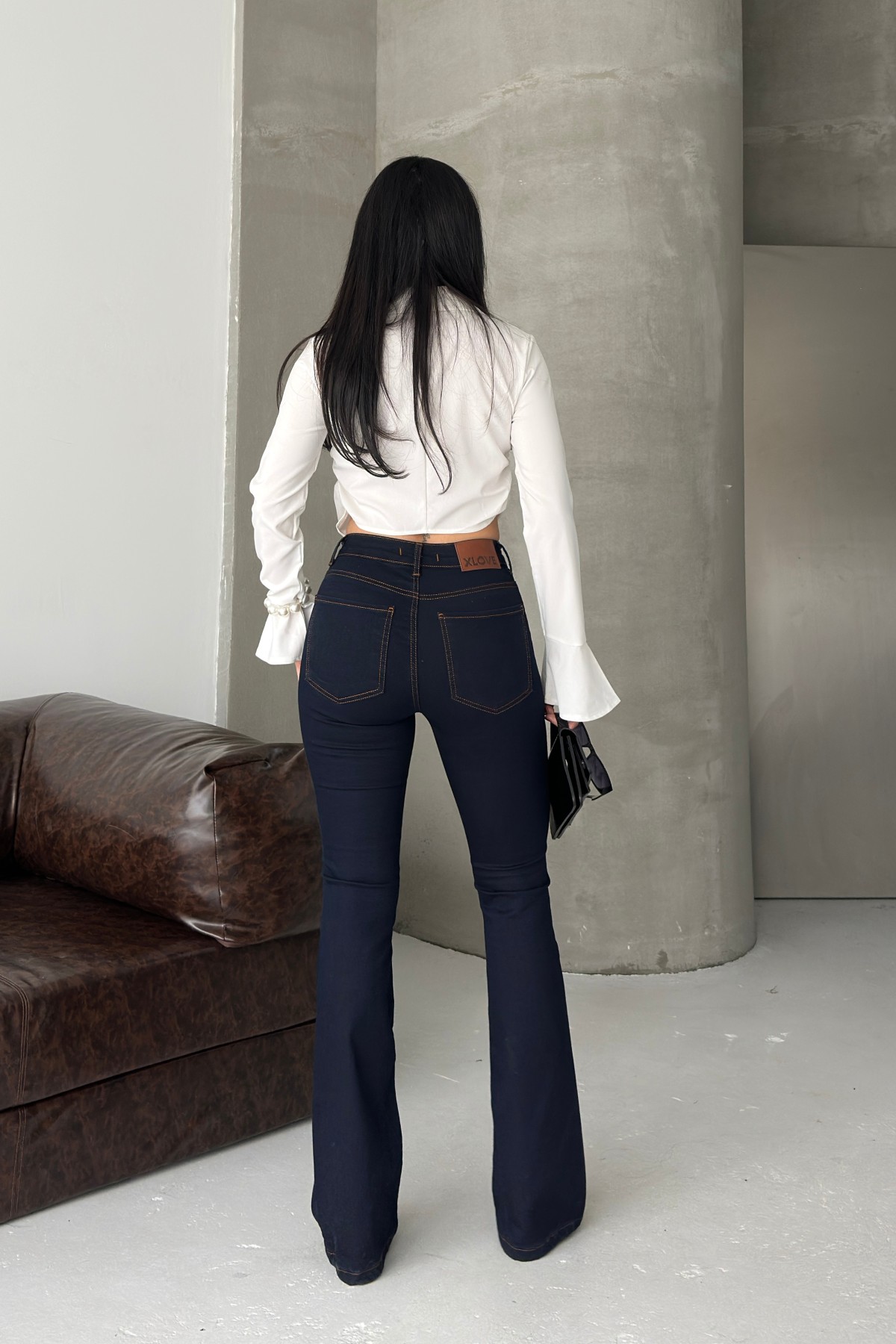 İspanyol Skinny Kot Pantolon 867 Koyu Lacivert