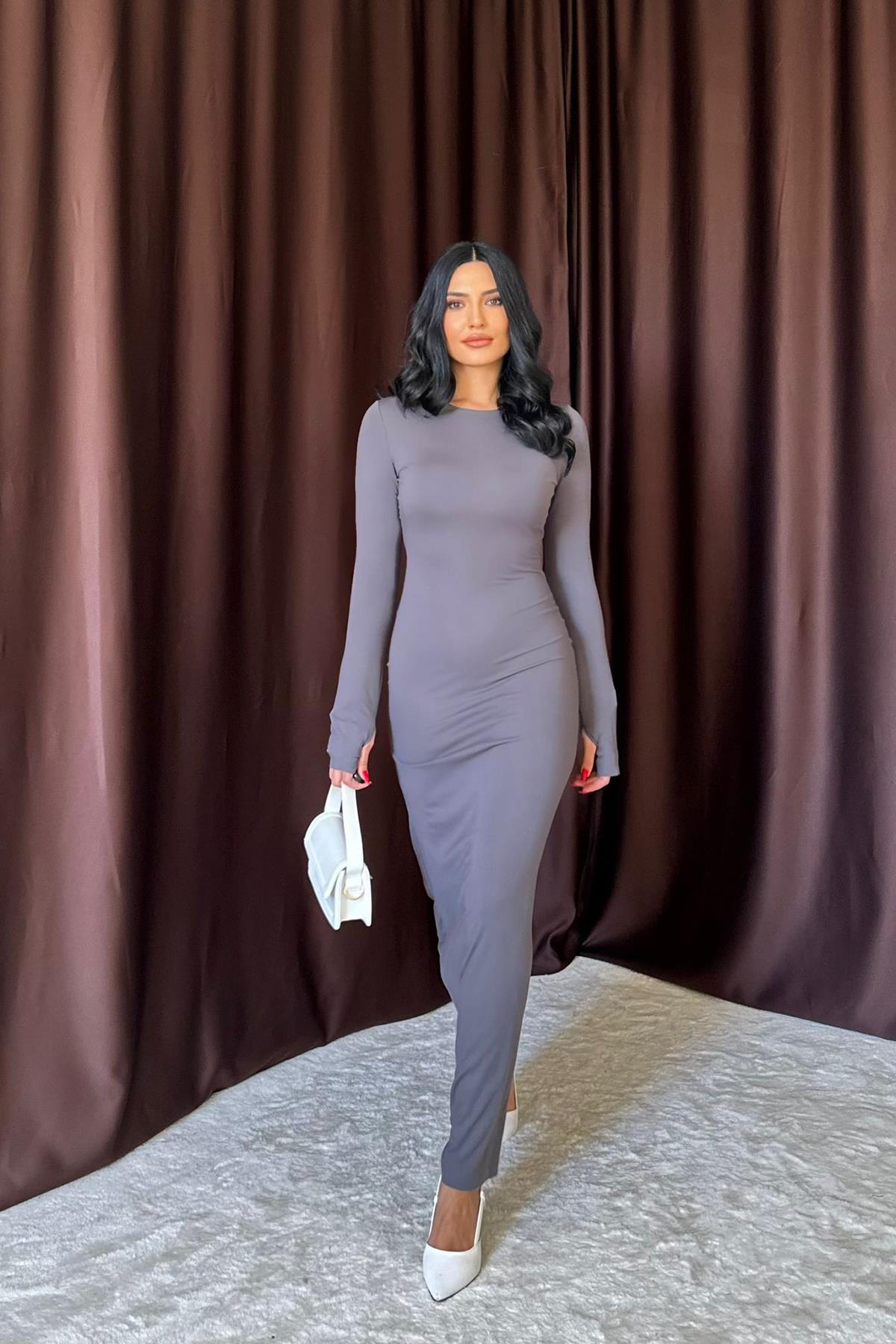 long bodycon dress 2023 Sexy Solid Tank XL / Red Solid dress Women Dress Wholesale Gray Bodycon Long Dress
